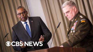 Defense Secretary Austin, Gen. Milley hold news conference on Ukraine | full video Net Worth