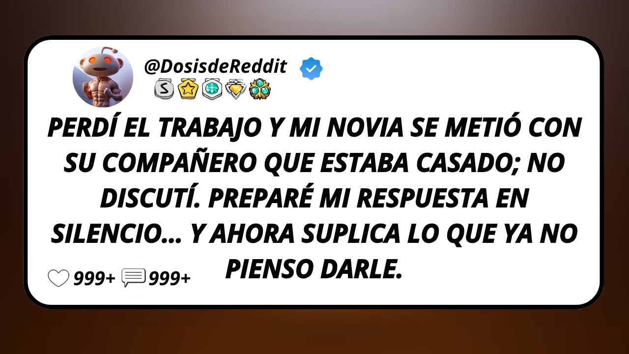 Perdí El Trabajo Y Mi Novia Se Metió Con Su Compañero Que Estaba Casado; No Discutí. Preparé Mi...