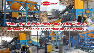 Fully Automatic Fly ash Brick Making Machine Stacker type with Batching Plant System | PH 9843762454