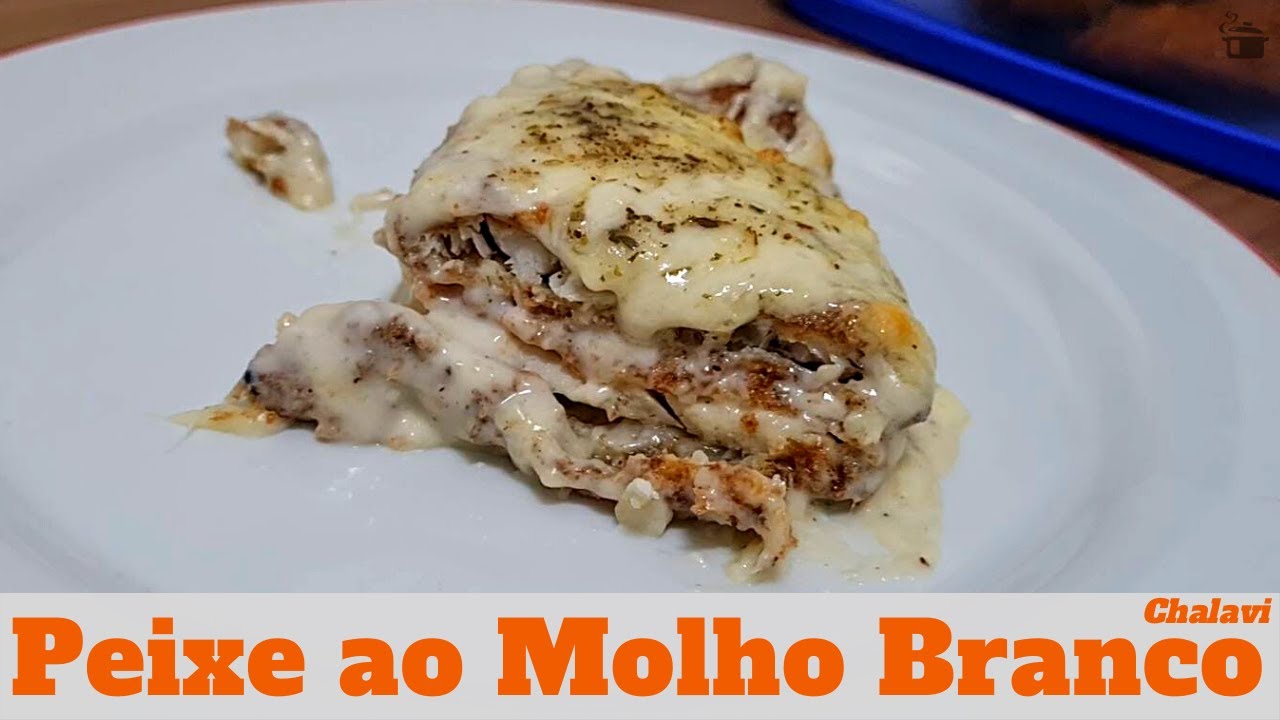 PEIXE EMPANADO AO MOLHO BRANCO!!!