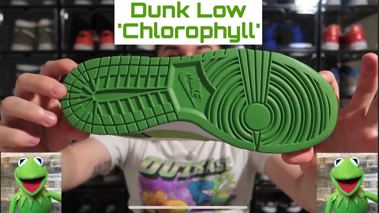 Dunk Low Retro 'Chlorophyll' - YouTube