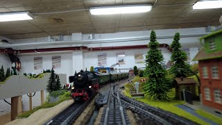 Führerstandsmitfahrt Auf Der Modellbahnanlage Schweich