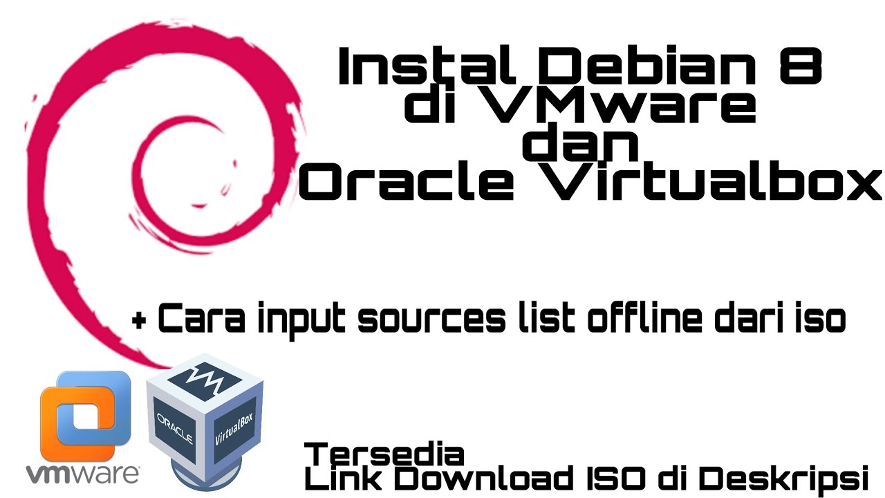 Cara Instal Debian 8 di VMware atau Oracle Virtual Box - YouTube
