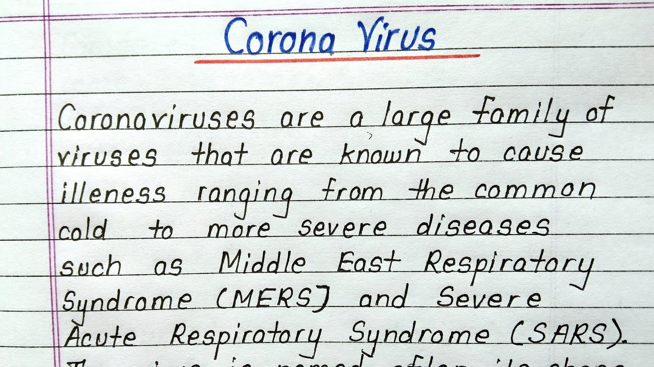 essay on virus