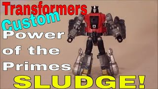 Transformers Power of the Primes Sludge with Clear Plastic Tail Fix - GotBot True Review NUMBER 397