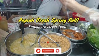 Popiah (Fresh Spring Roll) - Singapore street food | Lumpiang sariwa ng Singapore