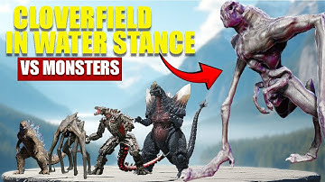 Cloverfield (in Water Stance) vs Giant Monsters | 3D Monsters Size Comparison 2025