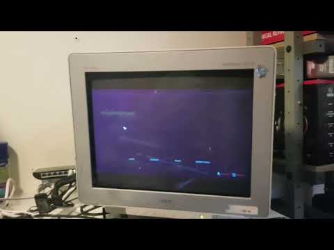 Cyberpunk 2077 on CRT monitor in 2022