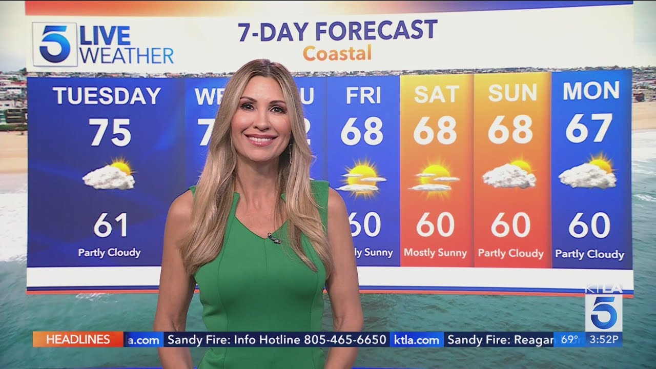 Santa Ana winds bring warm, dry weather to Southern California - YouTube