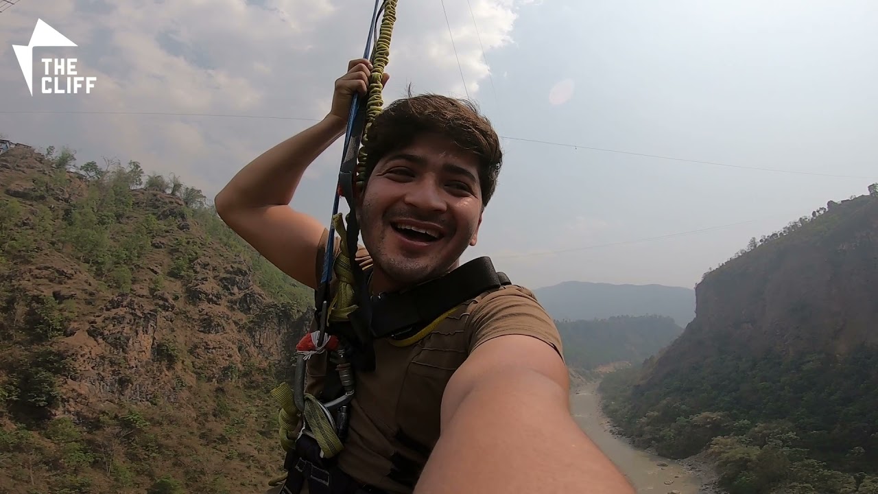 First Bungy experience of Pratap Das @ The Cliff