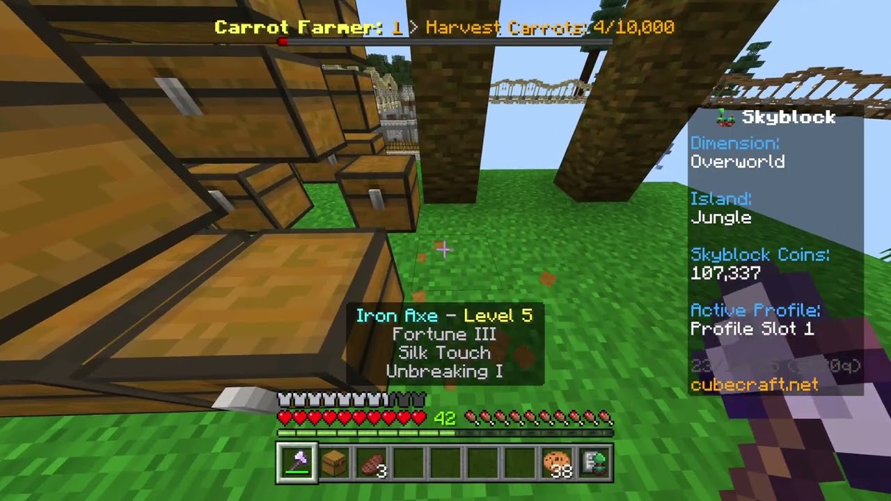 cubecraft skyblock chest bug report