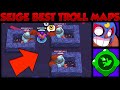 Siege In Mapmaker Was A Mistake | Best Troll Map For Siege Brawl Stars