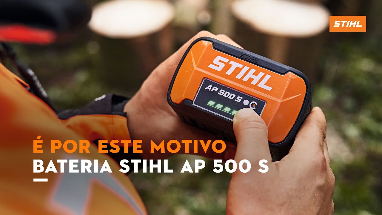 Porquê STIHL: Bateria AP 500 S