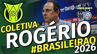 [Série A '26] Coletiva Rogério Ceni | Pós-Jogo Atlético/MG 1 X 1 Bahia | TV ARTILHEIRO