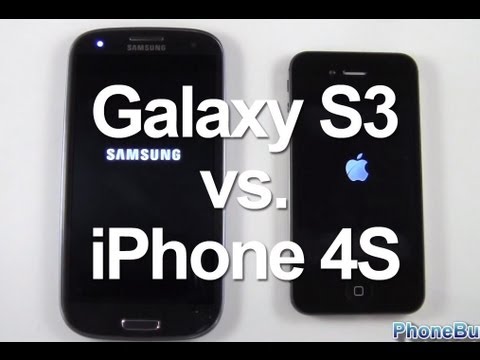 Samsung Galaxy S3 Vs Iphone 4s Which Is Faster Youtube