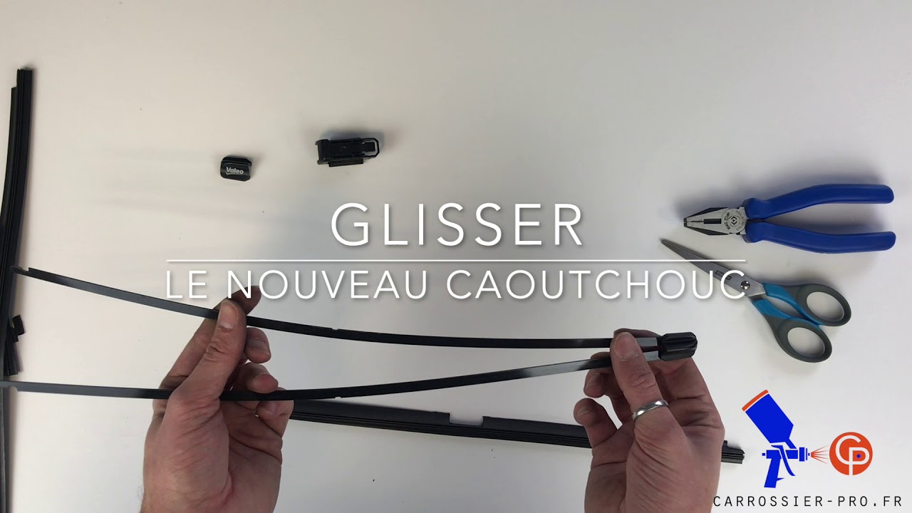 infographie] Changer le caoutchouc d'un essuie-glace - Le Blog de