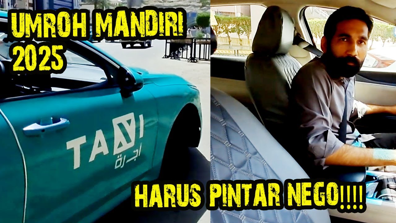 Taxi UBER dan CAREEM tidak bisa ke Masjidil Haram⁉️ │Tips nego taxi resmi hijau│Umroh Mandiri