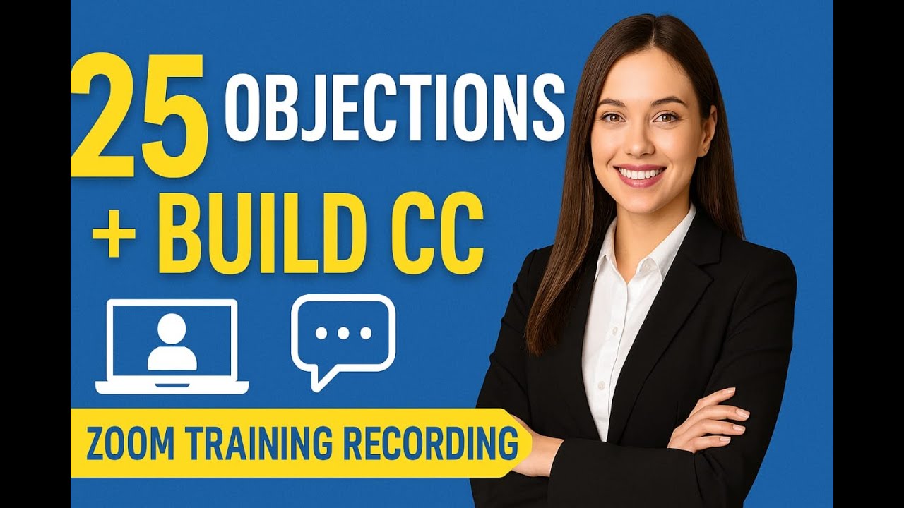 "Handling 25 Objections Like a Pro | Forever Business Training" - YouTube