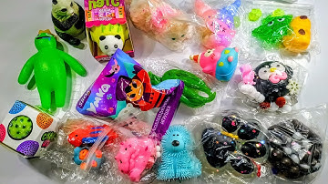 ASMR Unboxing 14 squishies and stress relievers for your satisfaction, sleep, and goosebumps💞