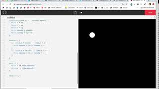 Bouncing ball object demo