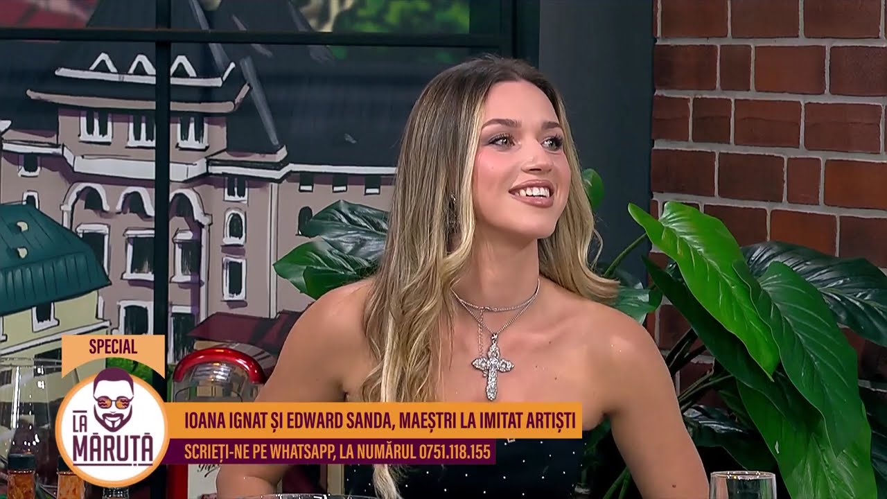 Ioana Ignat și Edward Sanda, maeștri la imitat artiști