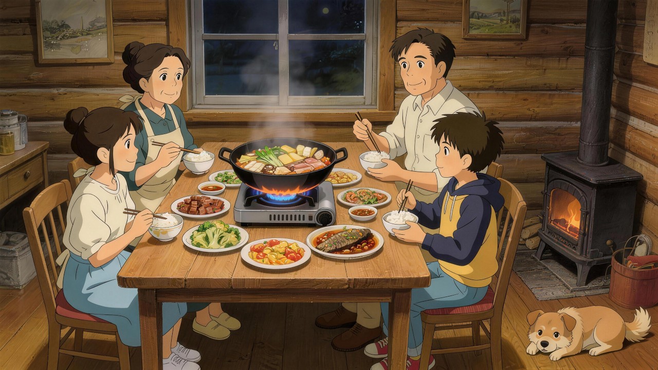 A Ghibli-Style Family Life with Sunny | A Day of Simple Happiness