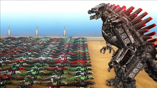 100 TEK GIGAS vs MECHA GODZILLA | ARK