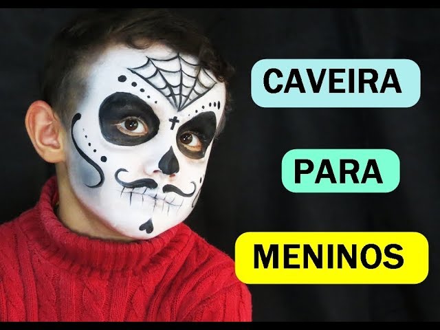 Faça você mesmo: Maquiagem de caveira, Moda Para Homens