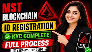 Mst Blockchain Id Register KYC full Process | mst Blockchain New Account Create Nods Fraction buy