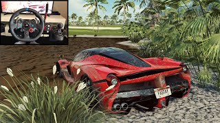 NFS HEAT Rebuilding a FERRARI LAFERRARI - LOGITECH G29 gameplay