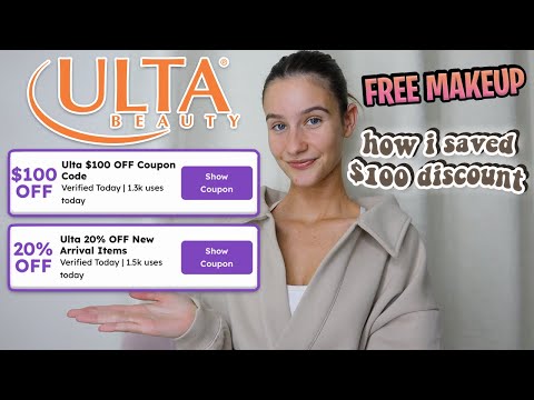 FREE MAKEUP?? How I saved $100 using THIS Ulta Coupon Code working RIGHT NOW! Ulta Beauty Coupon 🛍️💄