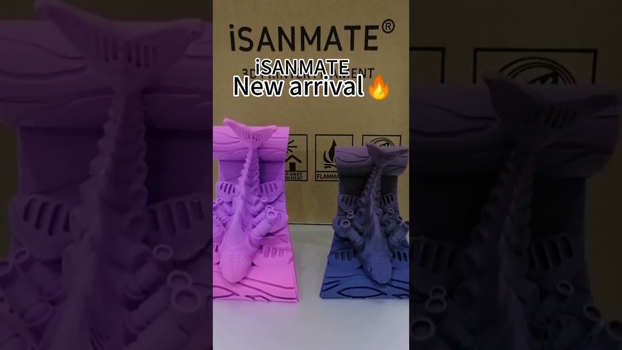 iSANMATE new product——PLA+ matte gradient filament