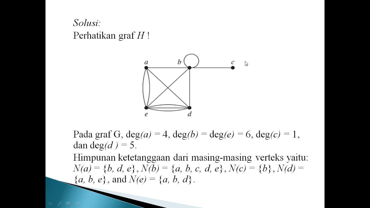 Contoh Soal Dan Jawaban Graf Matematika Diskrit