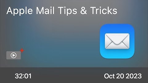 Apple Mail Tips & Tricks - Preview
