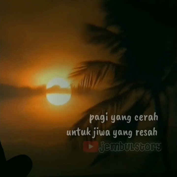 Pagi yang cerah untuk jiwa yang resah