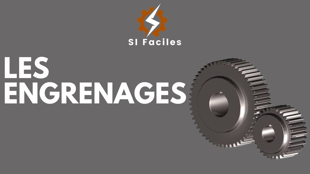 Les engrenages cylindriques à denture droite