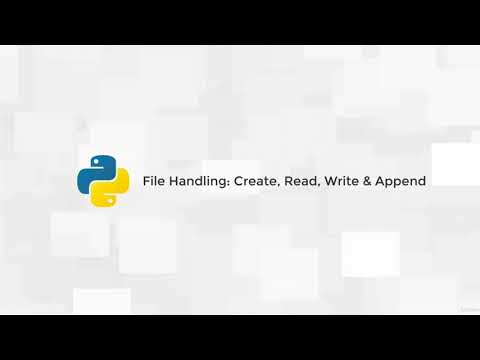 35 File Handling - Create, Read, Write & Append