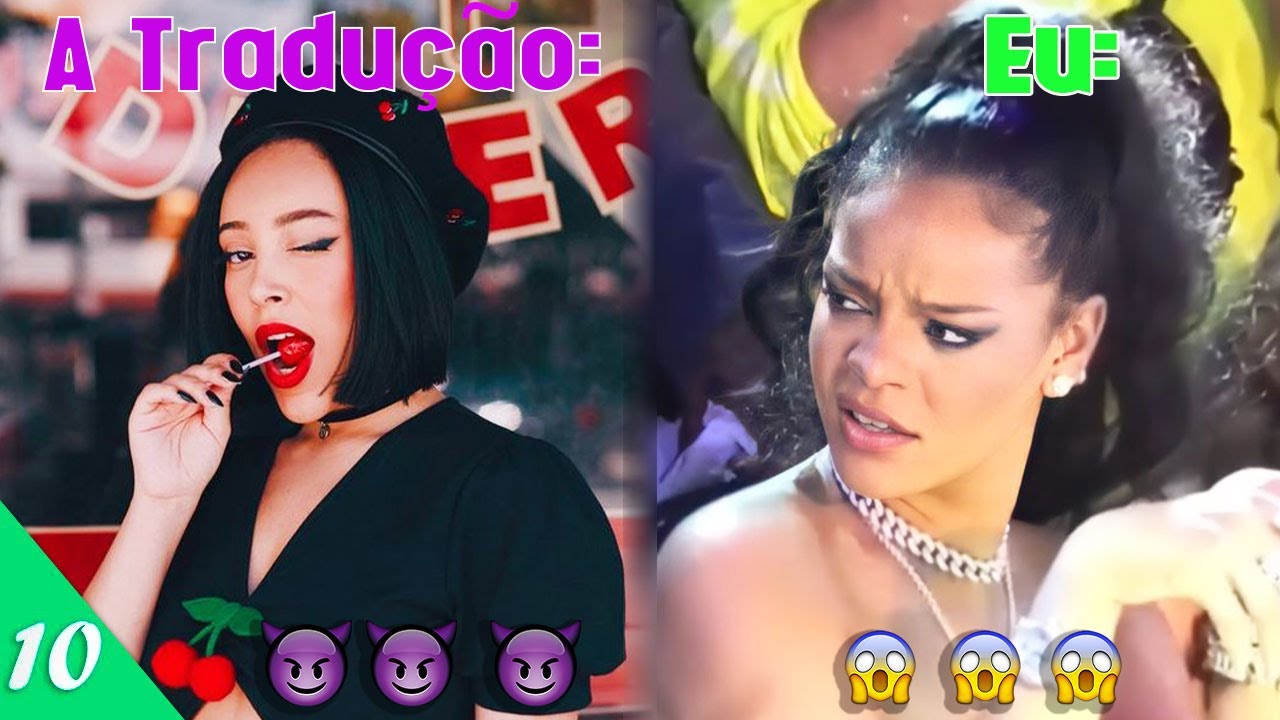 10 Músicas Gringas Com As Traduções Mais Sujas PARTE 2 😮(+14) YouTube