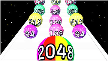 Run Merge Ball 2048 - Gameplay Walkthrough - Levels 21-40