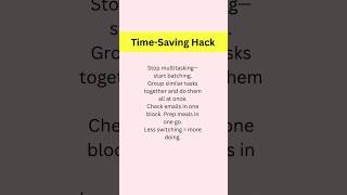 Time-Saving Hack #newshorts #ytshorts #usashorts #ytreels #time #savings #hack #health #english ###