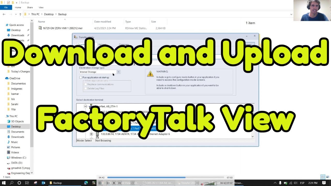 Panelview Factorytalk Easy Upload and Download For HMI PanelView FactoryTalk View (English ...