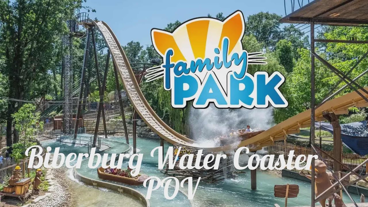 Biberburg Water Coaster POV - Family Park Austria 2025