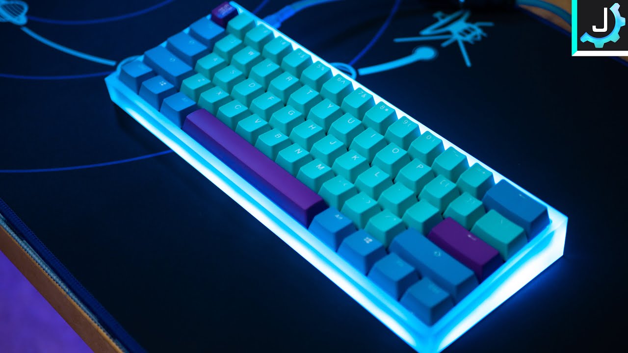 Tofu60 RGB With Lubed/Filmed Tangerines ASMR Typing - YouTube
