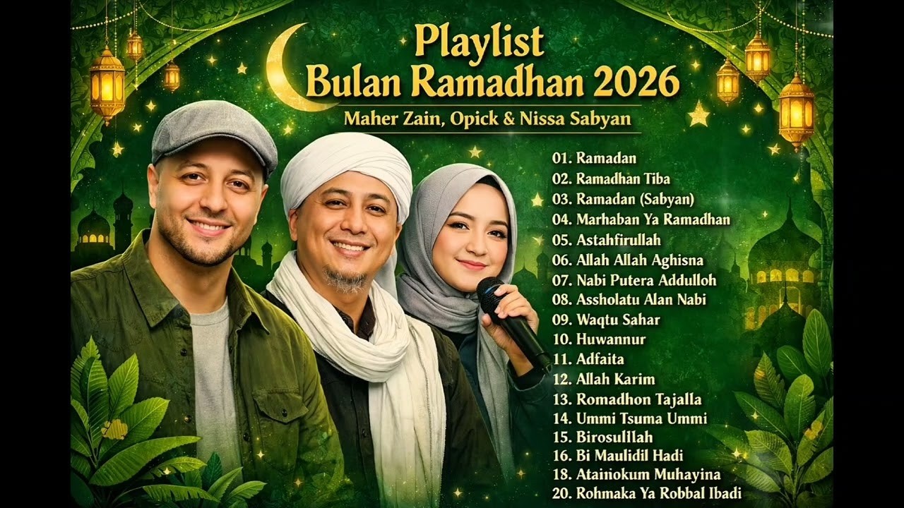 PLAYLIST LAGU RAMADHAN 2026 | MAHER ZAIN | OPICK | NISA SABYAN #ramadan #maherzain #nisasabyan