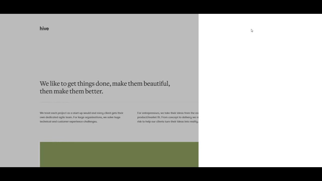 Page Transition — wearehive.co.uk