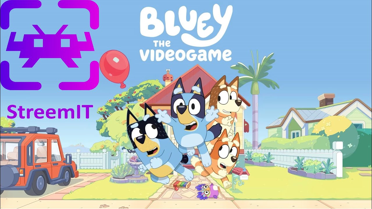 PC Bluey The Videogame  Episode1 Heeler House 100% Gameplay Walkthrough All Stickers & Collectibles