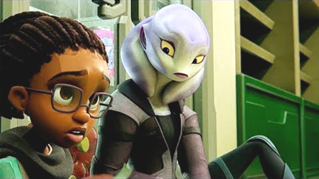 بيكتشف بالصدفه ان ابوه صياد جوايز في الفضاء وحياته كلها حروب مع كائنات فضائيه