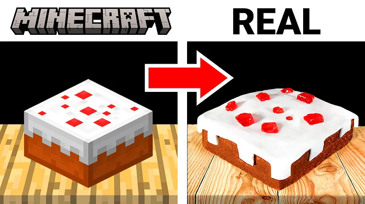 Minecraft Food but it's Real...