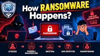 How Ransomware Happens | Ransomware Attack Explained Through Animation