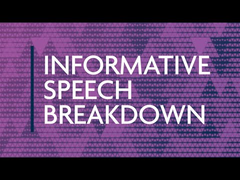 Beginner Informative Speech Breakdown (Featuring Anneteke Adoga)